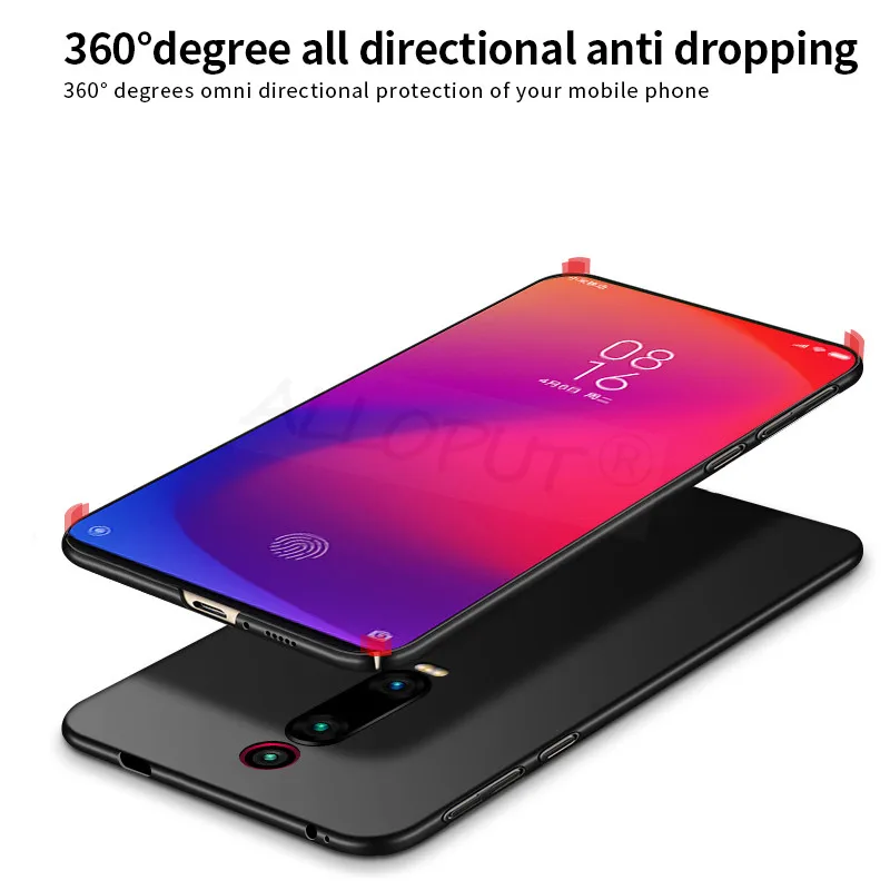 2019 ультра тонкий чехол для телефона Redmi 7a note 7 5 Pro redmi 6a case Матовый Жесткий ПК задняя