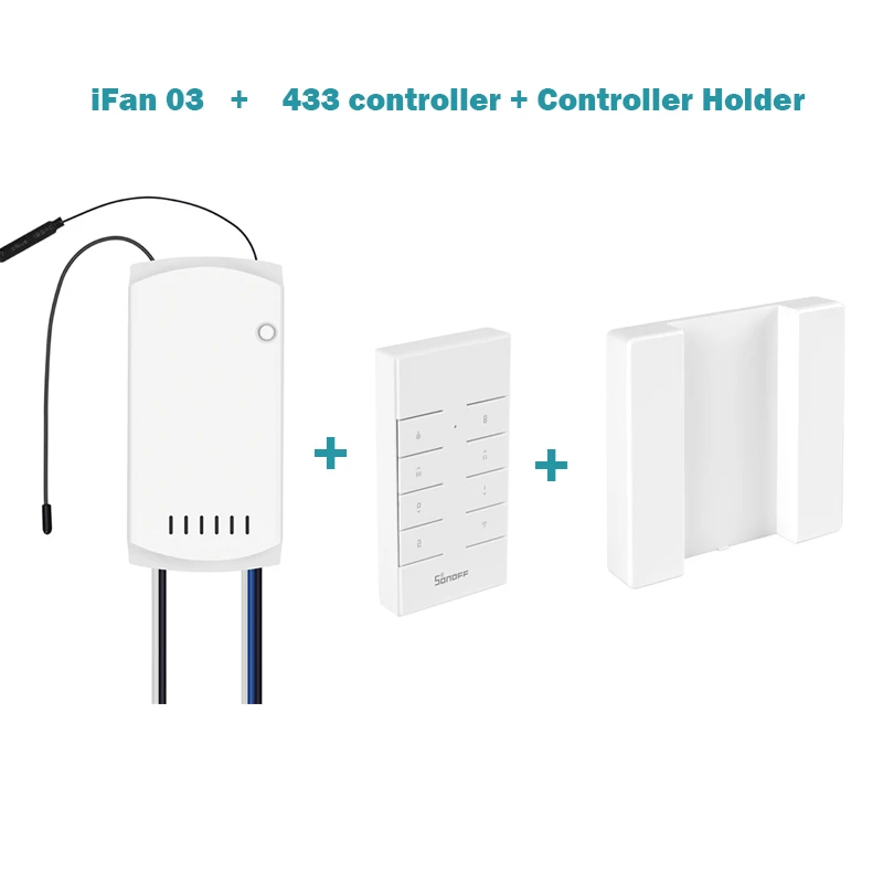 Ewelink itead SONOFF IFan03 Wi-Fi потолочный вентилятор и осветительный Контролер поставляется с пультом дистанционного управления 433 МГц RF