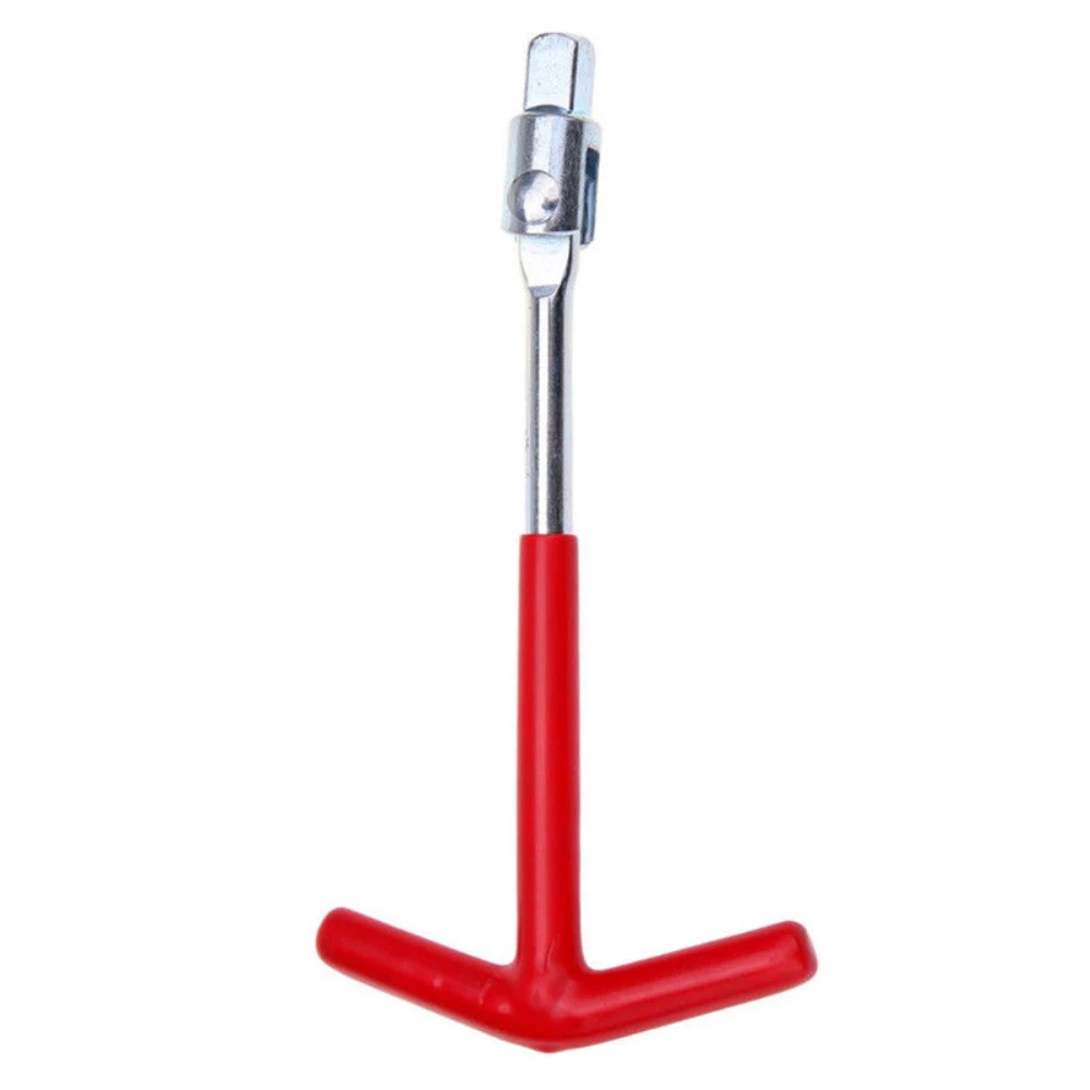 16mm Auto Car T-Handle Joint Spark Plug Socket Wrench Remover Installer Tool Red+Silver |