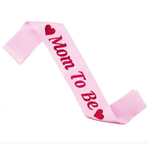 3 Команда Невесты Baby Shower атласная лента MOM to be Sashes розовый плечевой ремень мать день вечерние украшения DAD to be вечерние принадлежности - Цвет: 3