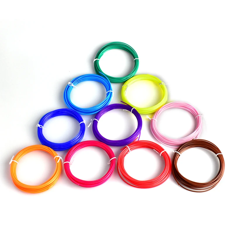 Russia random 20 color or 5 color*5m/set 3D Pen Filament ABS 1.75mm Plastic Rubber Printing Material For Printer | Компьютеры и офис