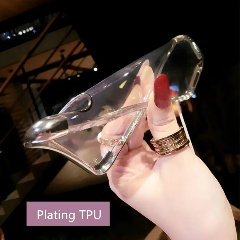 SYCASE Алмазный кронштейн прозрачный ТПУ для телефона с покрытием чехол Huawei NOVA 2 2i S 3