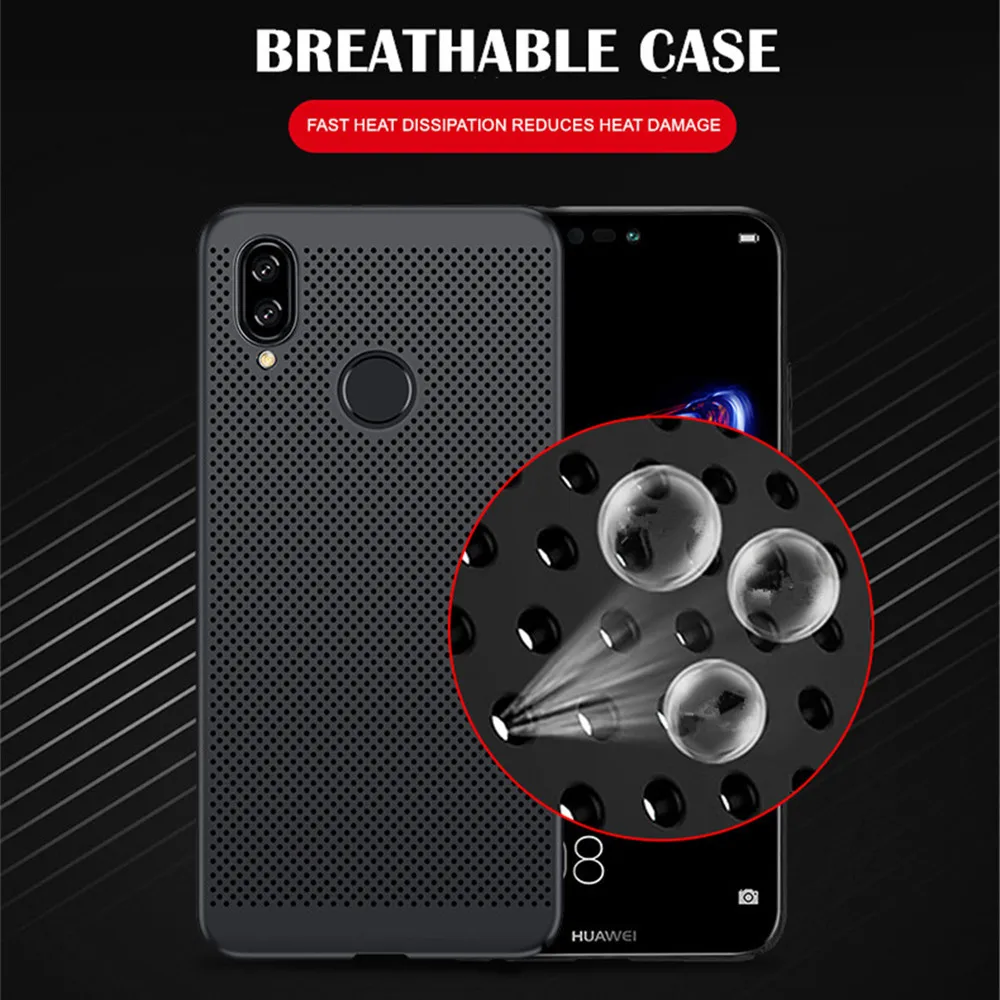 PC теплоотвод чехол для huawei Mate 8 9 10 20 P8 P9 P20 P10 lite PRO NOVA 2 PLUS 2S 3 3i P smart shell |