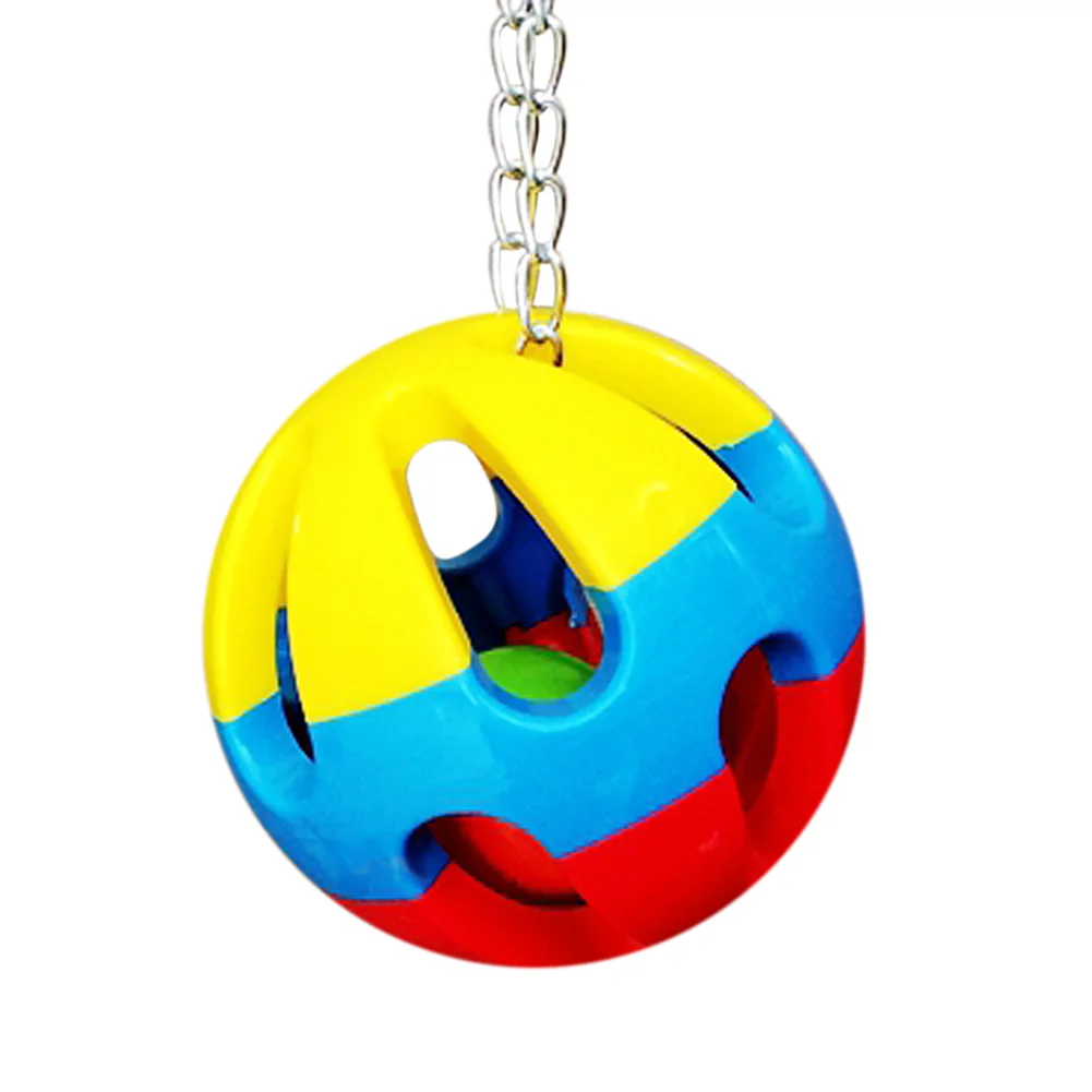 Ball 2 Питомец, птица, укусы, игрушка, попугай, жевательный шар, игрушки для попугаев, качели, клетка, подвесная, Cockatiel brinquedos, игрушка для птиц, товары для птиц - Цвет: Ball 2