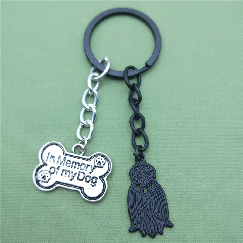 Новые винтажные брелки для ключей Shih Tzu модные украшения домашних животных собак