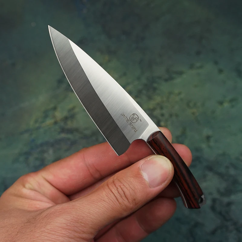 Ручной мини нож шеф повара niudao shantwick 12C27N стальной фиксированный для кемпинга и