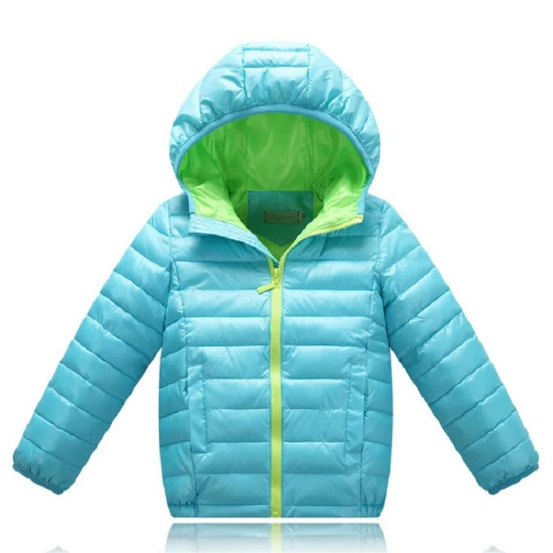 light blue Зимняя куртка и пальто для маленьких мальчиков 4-12 лет модная зимняя куртка и верхняя одежда из хлопка для маленьких мальчиков детское теплое хлопковое Стеганое пальто для мальчиков - Цвет: light blue