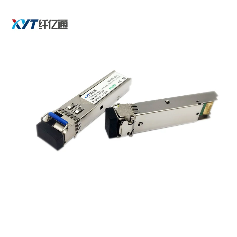 Коннектор LC SFP 1310Tx/1550R(1550Tx/1310Rx) 1000 м волоконно-оптический трансивер с DDM 20 км 1 пара |