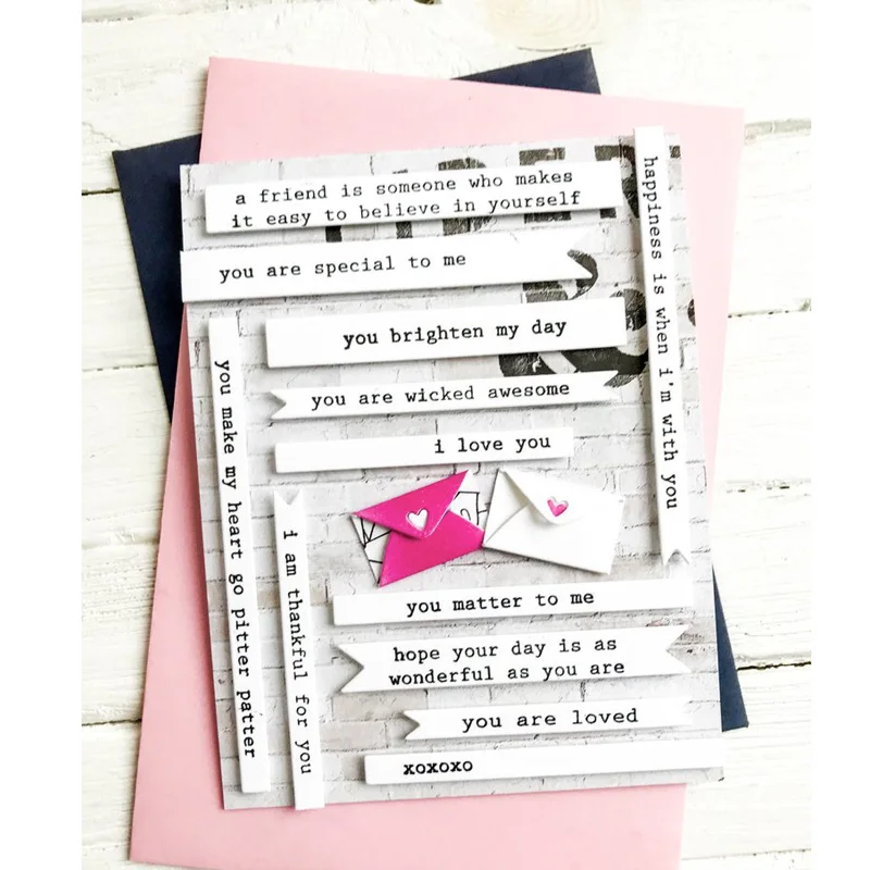 Dialog Box баннер границы металлические режущие штампы трафареты для DIY скрапбукинга