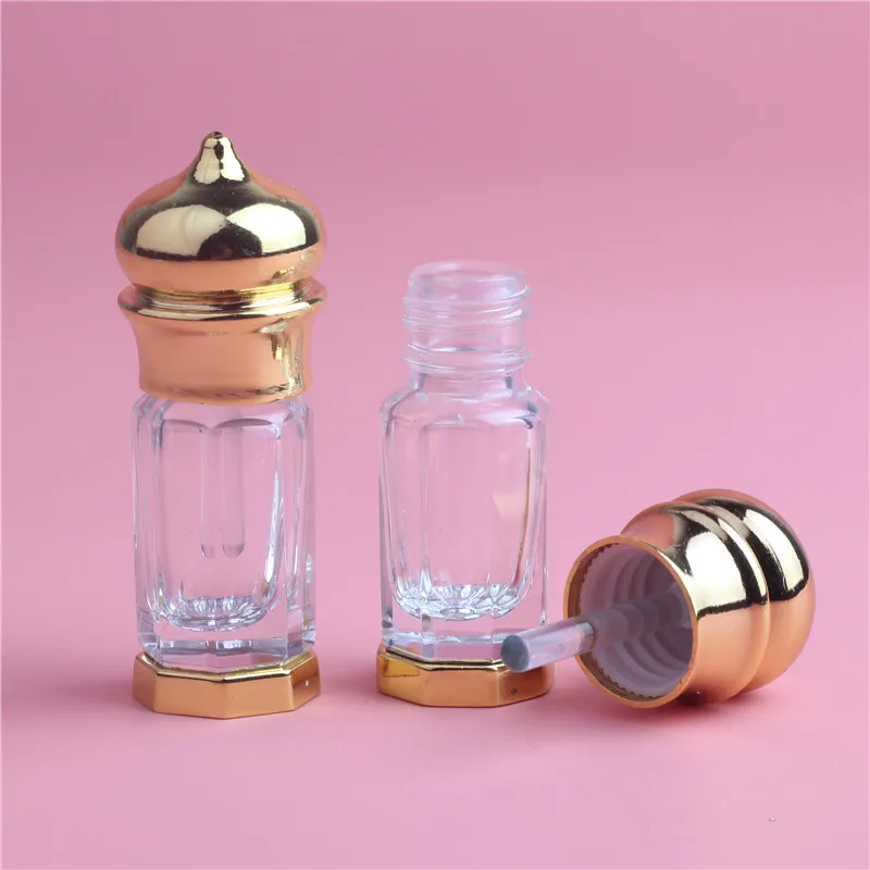 Флаконы аллоила золотого цвета для эфирных масел 1 шт./лот 3 мл маленькие флаконы