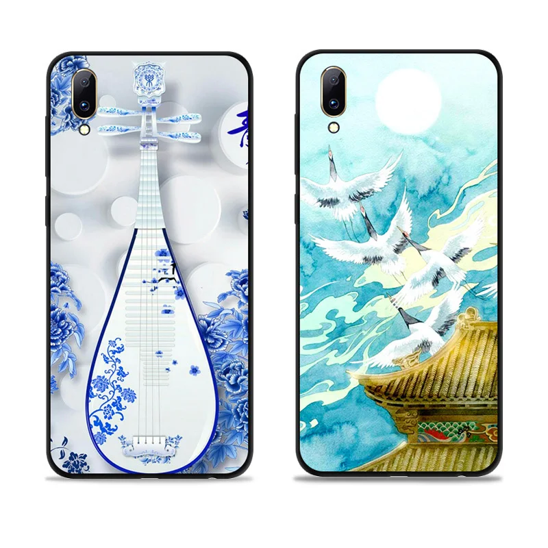 Чехол для Vivo Y97 силиконовый чехол VivoY97 мягкий телефона в литературном стиле vibo 97
