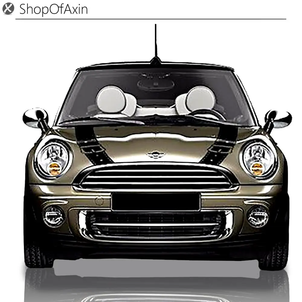 

Belt Style Car Hood deco Graphics Decoration Sticker For Mini Cooper R50 R52 R53 R55 R56 R57 R58 R59 R60 R61 F55 F56 F54 F60