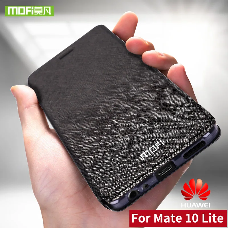 Для Huawei mate 10 lite чехол slicon для Huawei mate 10 lite чехол Флип Кожа Оригинальная MOFI для Huawei mate 10 lite случае 36
