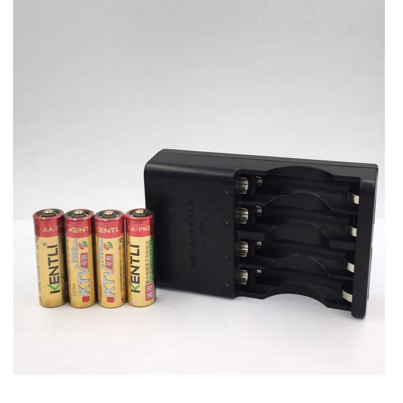 4 шт. перезаряжаемые литий ионные батарейки AA 1 5 в|li-ion battery|battery abattery |
