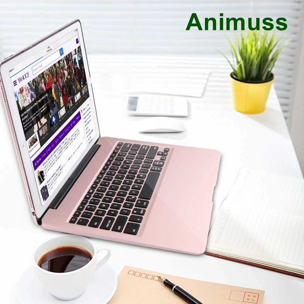 Чехол с клавиатурой для iPad Pro 12 9 2017 (2nd Gen)/2015 (1st Gen) ANIMUSS защитный ультратонкий