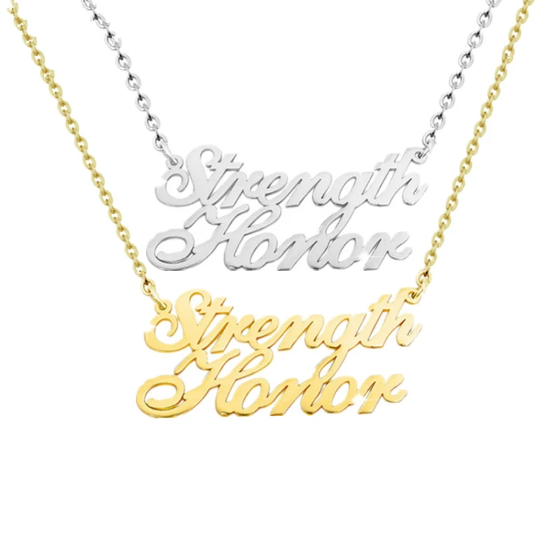 

Stainless Steel Custom Two Names Necklace Personalized Jewelry Multiple Curvised Name Choker Friendship Gift Dropshipping