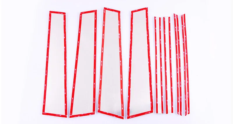 Комплект накладок на стойку из полированного алюминия 8 шт. накладки для Mercedes Benz