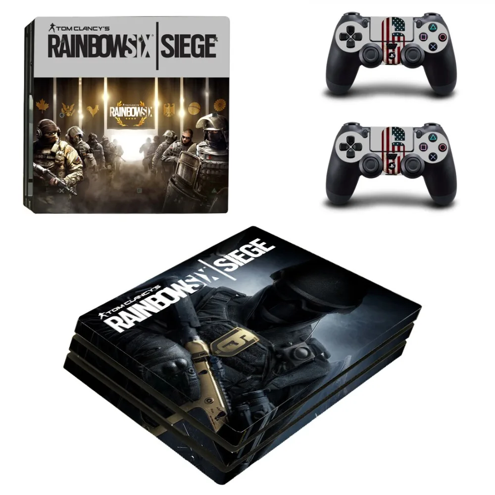 Tom Clancy's Rainbow Six Siege PS4 Pro наклейка для кожи для sony playstation 4 Pro консоль и контроллеры PS4 Pro наклейка s Наклейка