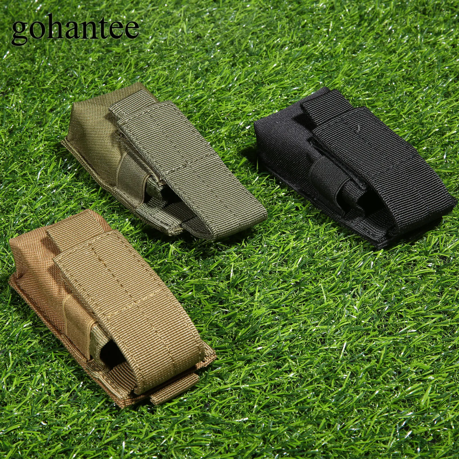 Gohantee MOLLE Clip тактическая M5 сумка для фонарика тактическая сумка подсумок для одного магазина картридж для охоты Клип кобура для пистолета