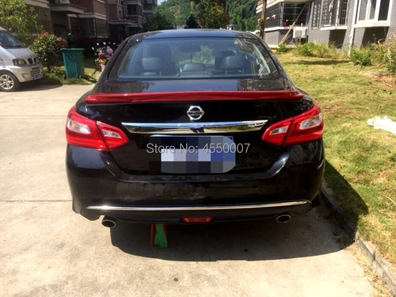 Для nissan altima спойлер teana ABS спойлер из материала задний багажник спойлер на крышу для teana 2013