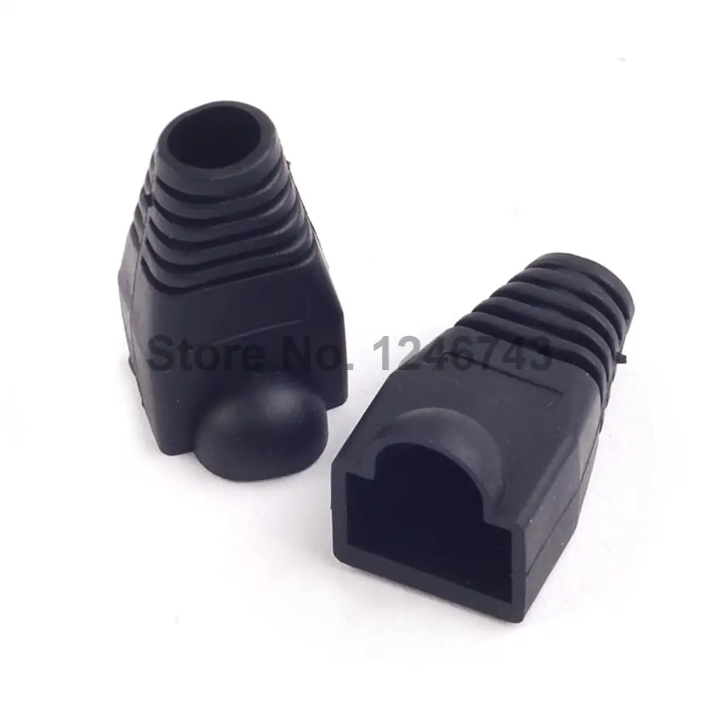 50 шт. коннекторы RJ45 cat5 cat5e cat6 разноцветные Защитные муфты для сетевых