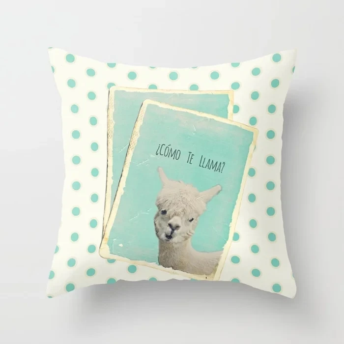 Новинка для девочек в цветочек Подушка-Жираф чехол 45*45 принт Наволочки полиэстер