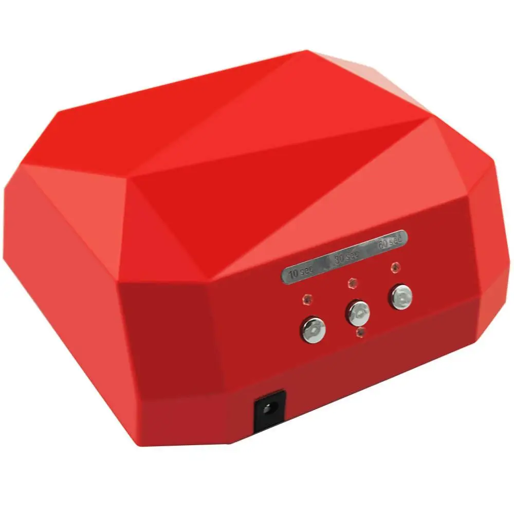 450g Red 36 Вт двойной светильник, алмазная лампа для ногтей, УФ светодиодная лампа для гель-лака для ногтей, все для маникюра, лампа для сушки лака для ногтей, светодиодная сушилка - Цвет: 450g Red