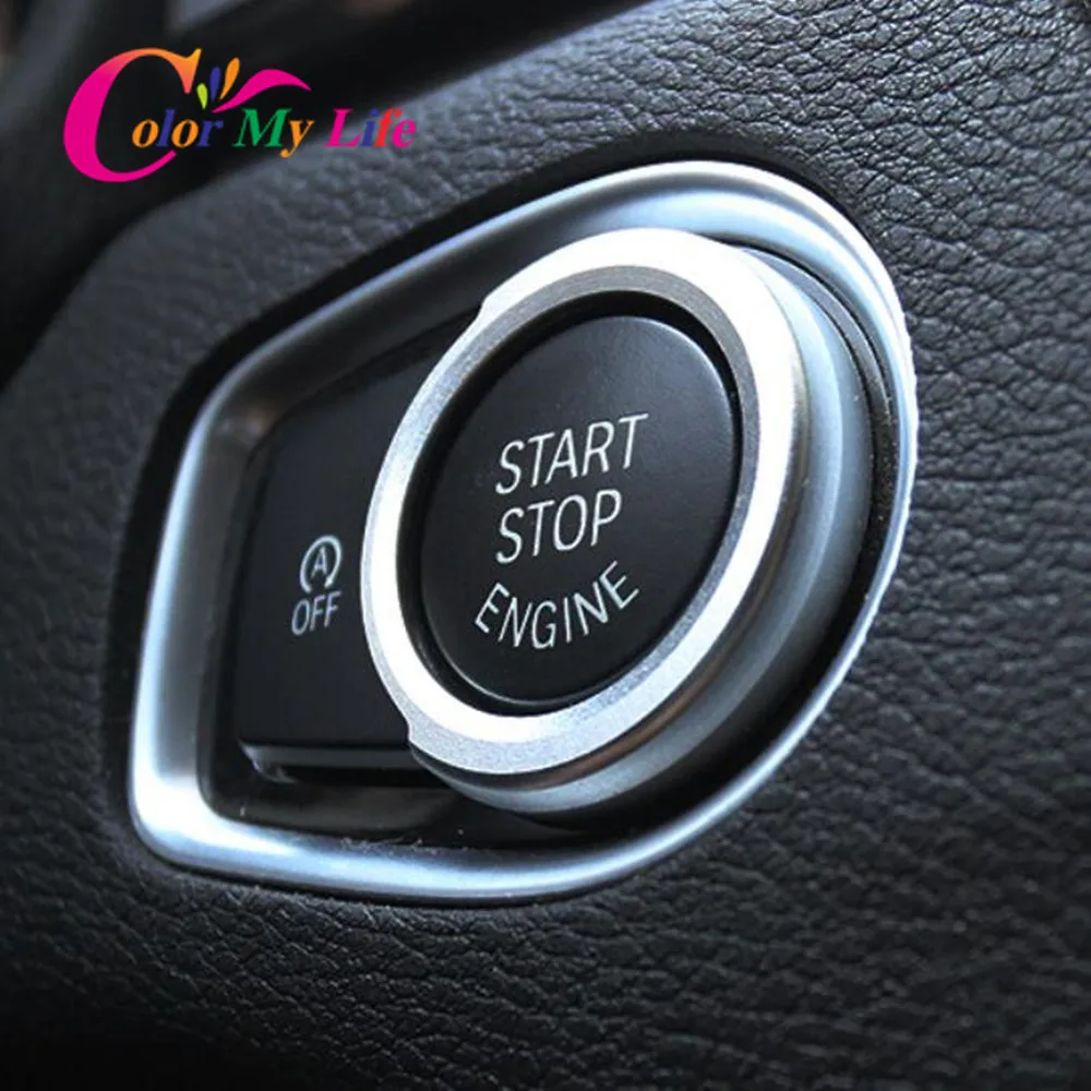 Цвет My Life Автомобильный ключ зажигания двигателя наклейка для BMW X1 F48 F20 F21 F30 F32 F33 F34