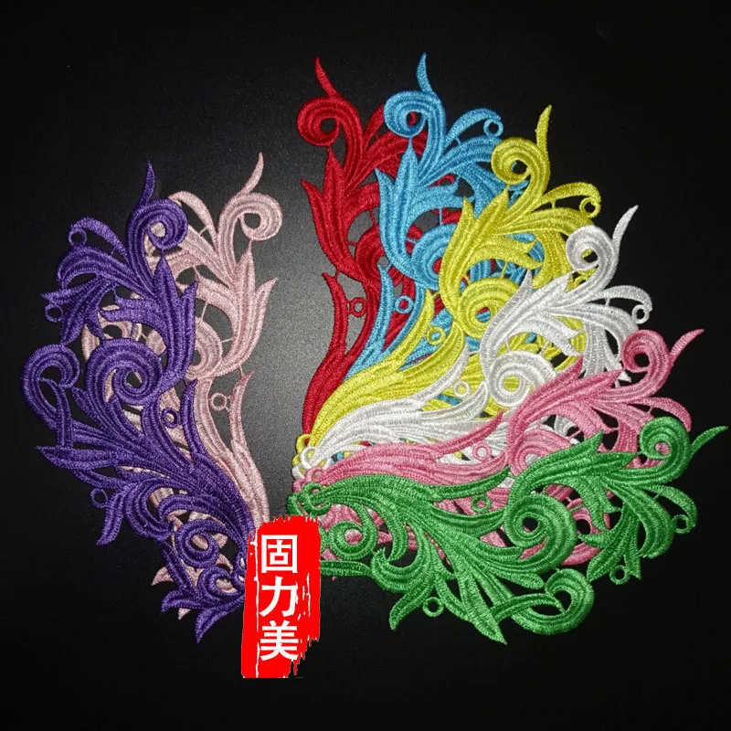 10 штук = 5 пар цветочный мотив патч Венеция Свадебное кружево Аппликация