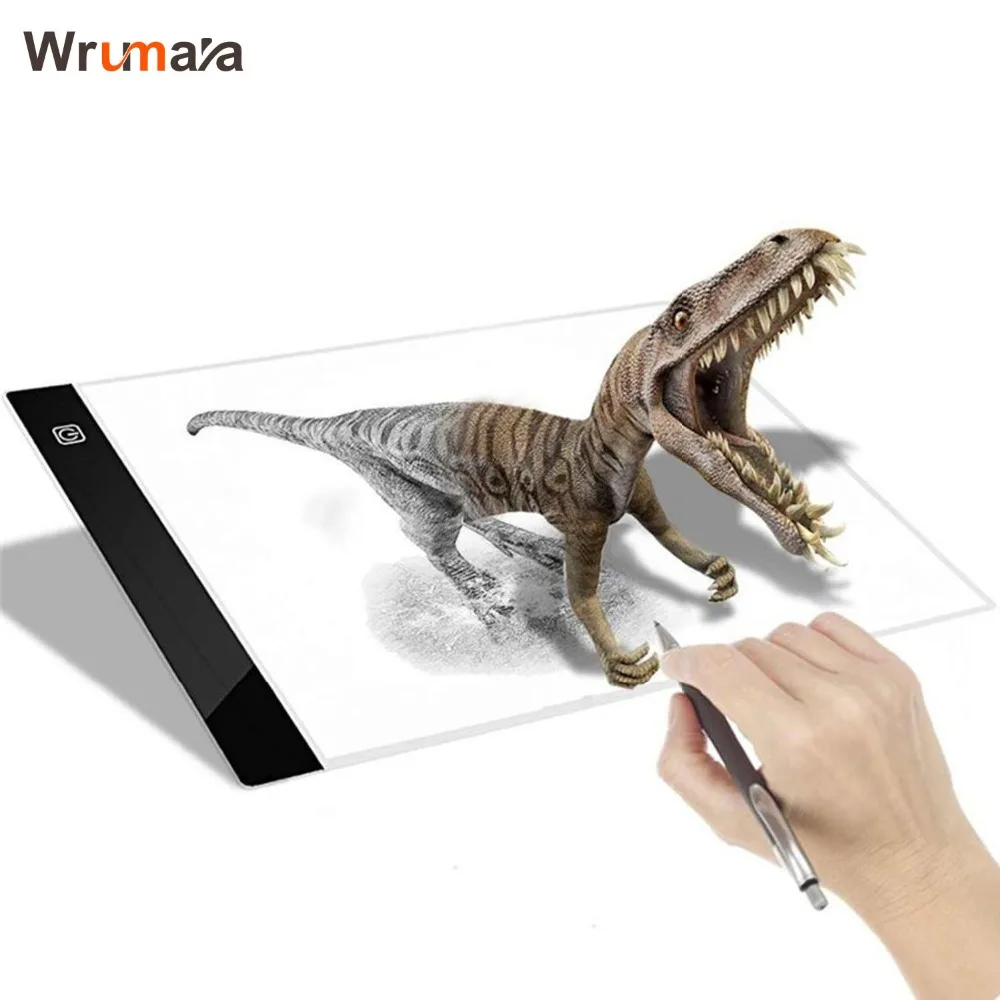 Wrumava Портативный A4 ультра тонкий светодиодный световой короб tracer USB Power LED Artcraft