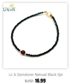 LiiJi драгоценный камень натуральный Caribbean Blue Larimar 925 пробы Серебряная круглой формы Винтажное кольцо с регулируемым размером для мужчин и женщин