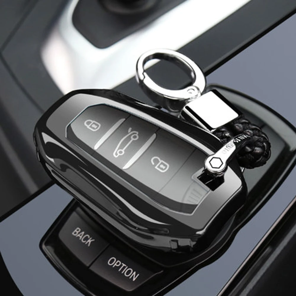 Мягкий чехол для ключей из ТПУ для PEUGEOT 2008/301/307/3008/308/407/408/4008/508/3 кнопки, мягкая сумка для ключей
