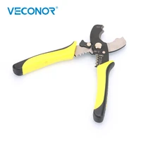 multifunctional cable wire stripper stripping cutter knife crimper awg metric scale
