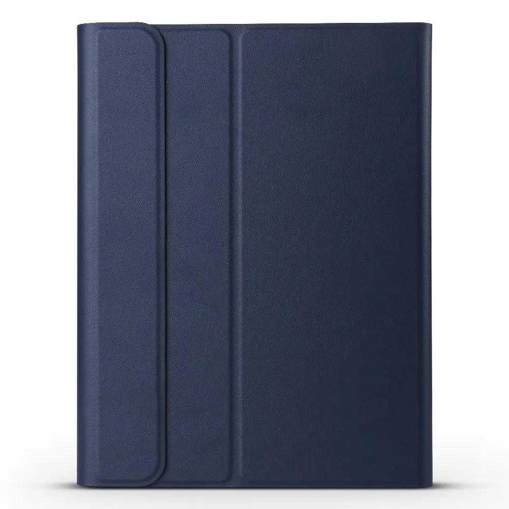 Для iPad Pro 11 Планшет ультра тонкий из искусственной кожи чехол+ Съемный беспроводной Bluetooth русский/испанский/Иврит Клавиатура