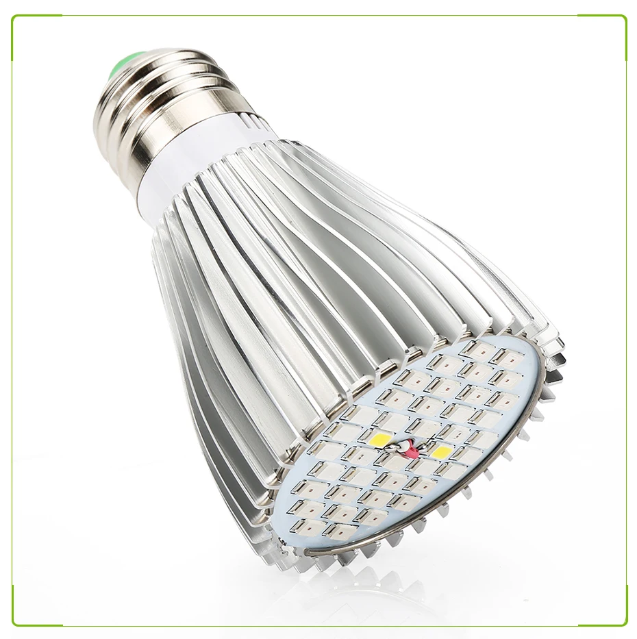 Светодиодная лампа для выращивания растений E27 5730SMD 10 Вт 15 Вт 25 Вт 45 Вт полный спектр фитолампы для растений цветок ламповый аквариум сеялка садоводства фитолампа палатка гроубокс гроутент