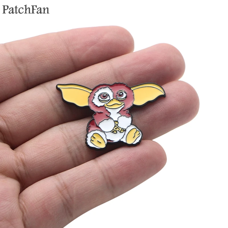 Patchfan Gremlins Gizmo цинковый галстук Мультяшные забавные булавки броши для рюкзака, одежды для мужчин и женщин шляпа Декоративные значки медали aΩ