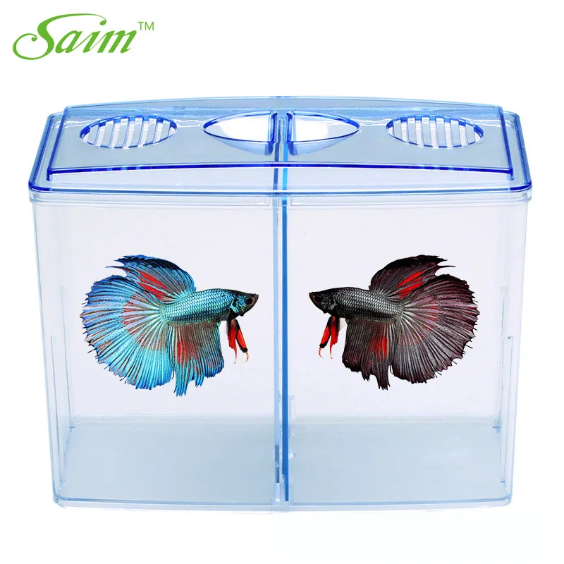 Саим аквариумная миска для рыб Betta акриловая изолирующая Цилиндрическая Коробка