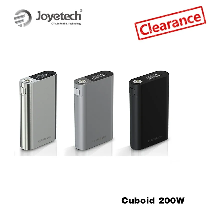 Оригинал Joyetech кубовидной 200 TC поле mod 0.96-дюймовый oled-дисплей VT/VW/TCR режим Вт VAPE