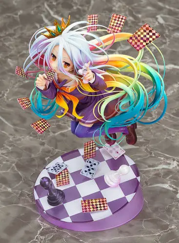 Anime No game life Shiro Card Ver. 1/8 весы ПВХ Рисунок Новый 19 см|Игровые фигурки и трансформеры| |