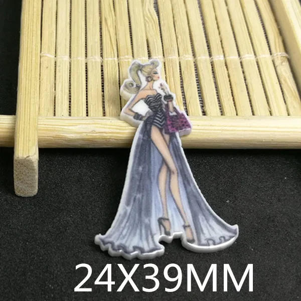 Бесплатная доставка 25 шт./партия 24*39 мм мультфильм персонаж плоский композитный
