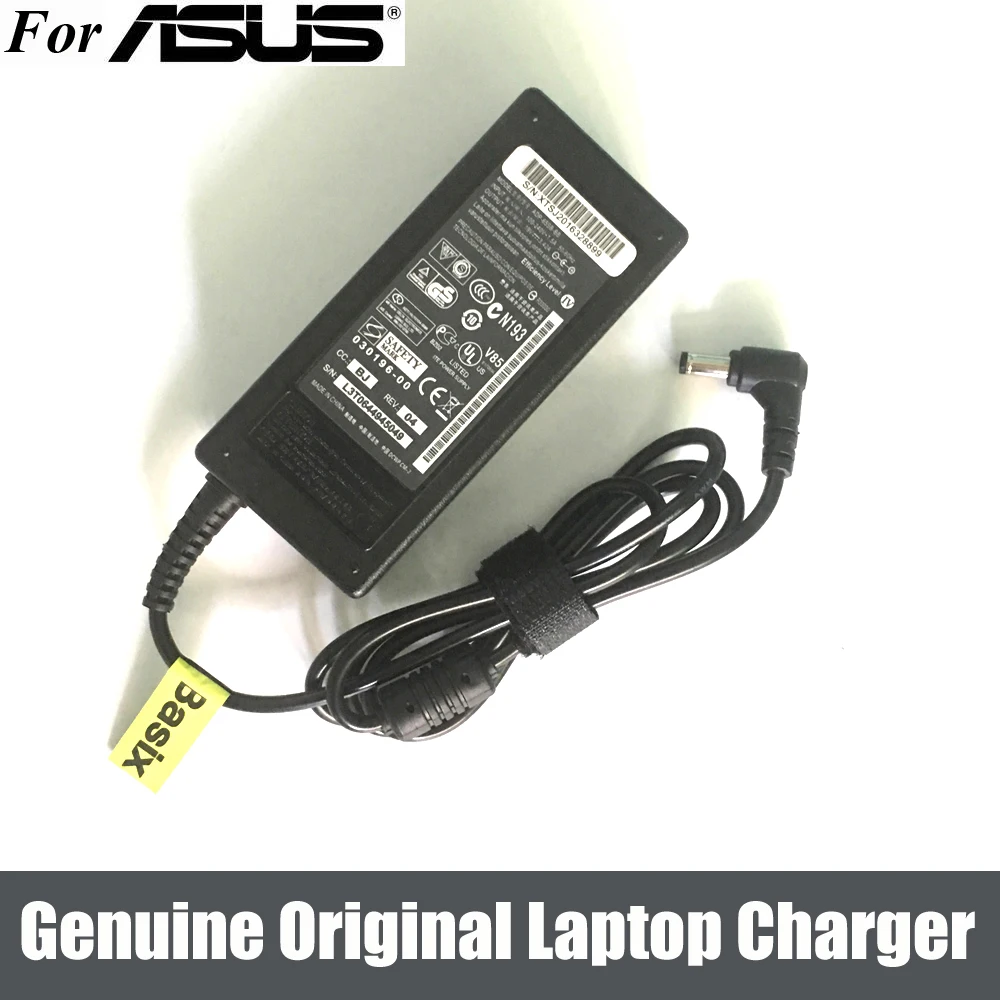 Оригинальные 65 W 19 V 3.42A Питание адаптер Зарядное устройство для ASUS K52N-A1 K52N-BGR5 K52N-BIN6 B53F K43E ноутбук