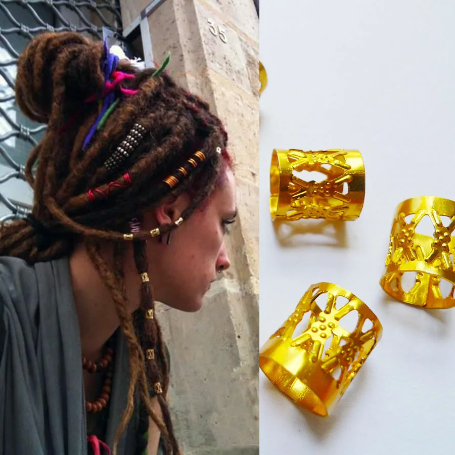 Лидер продаж 140 шт./лот золотого серебряного цвета красочные круглый волос Кольца