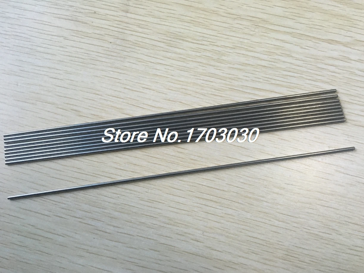 

5pcs Silver Tone Stainless Steel 190 x 2.5mm Round Rod Axle for Boat Toys