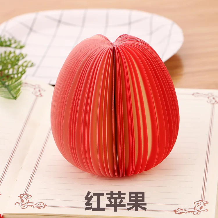 Pearmain 130 листов овощей и фруктов, Kawaii блокнот для заметок, милый блокнот для заметок, стикер для дневника, школы и меда, товары для дома, рождественский подарок - Цвет: Pearmain