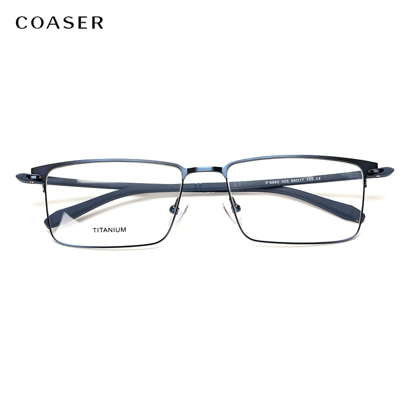 2019 титановая оправа для очков мужская квадратные очки оптических линз по рецепту