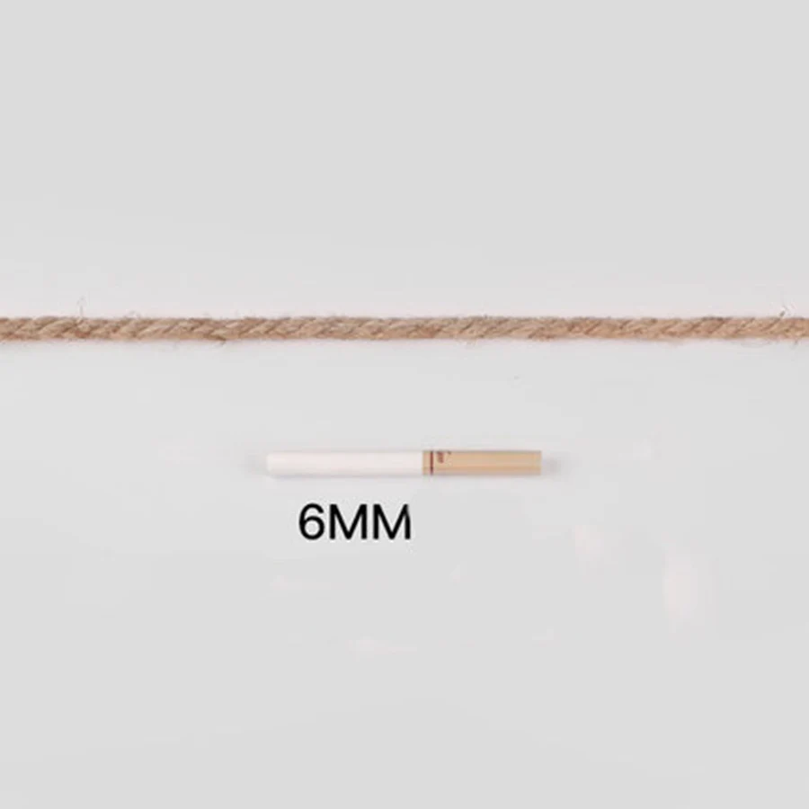 6mm 50m 10 м 50 м 200 м 400 м Конопляный джутовый шнур DIY/декоративный ручной работы витой веревочный аксессуар для бумаги крафт упаковочная коробка линия - Цвет: 6mm 50m