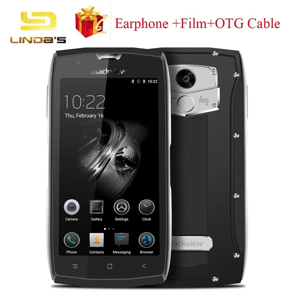 IP68 Водонепроницаемый Blackview BV7000 Pro смартфон 4 г 5.0 &quotFHD MT6750 Octa core Android 6.0 мобильный