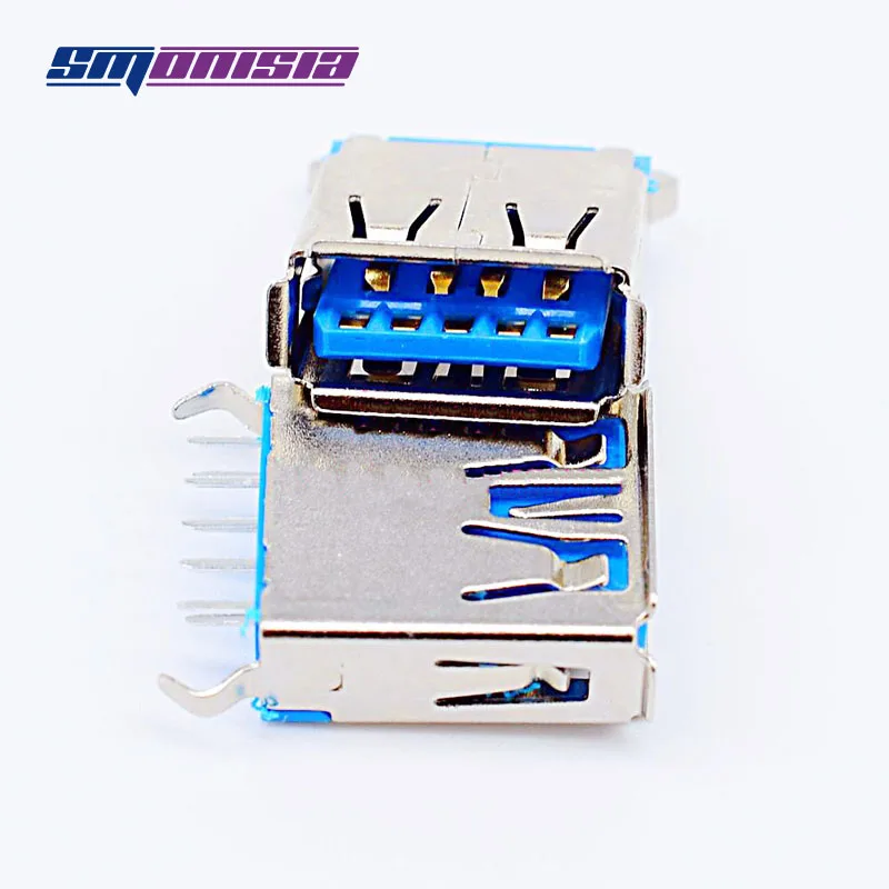20 шт. 3 0 USB Вертикальная Розетка 180 градусов AF обжимной 15 разъем медь|copper connector|l