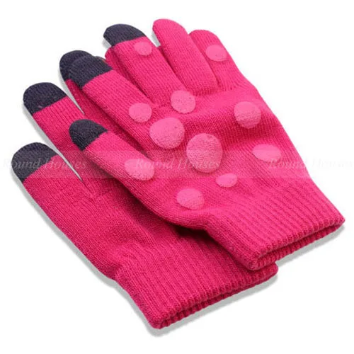 30 пар/лот универсальные смазливая зимние сенсорные перчатки Сотовый телефон