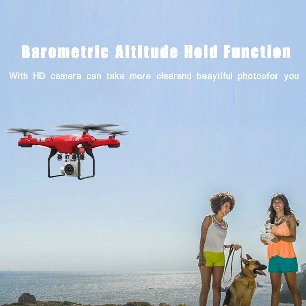 4G высота Удержание HD Видение Quadcopter Радиоуправляемый Дрон 2MP Wi-Fi FPV Вертолет парение приложение работы датчика гравитации ShippingKey
